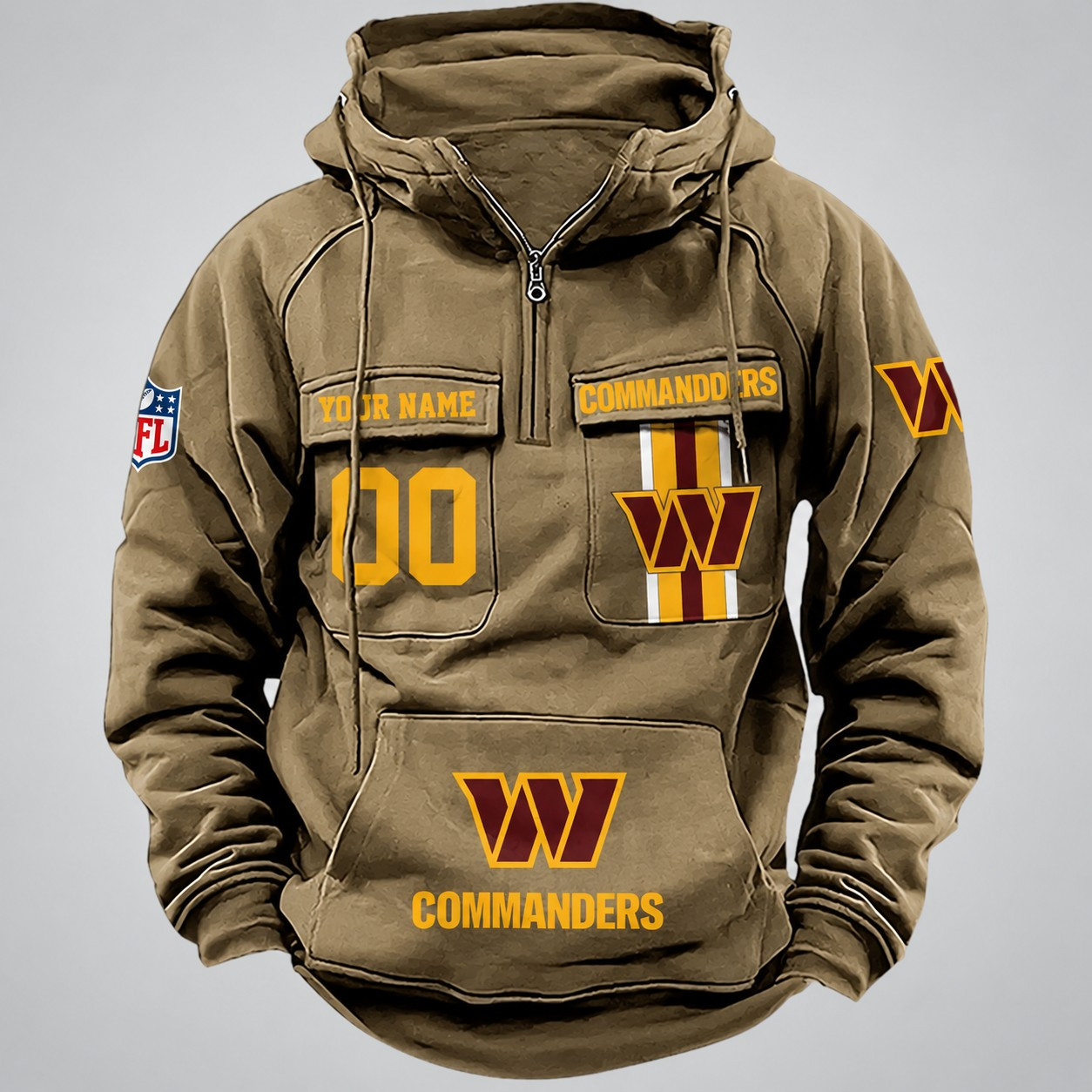 Washington Commanders Vintage Men Hoodie DV2 AZVMHD443