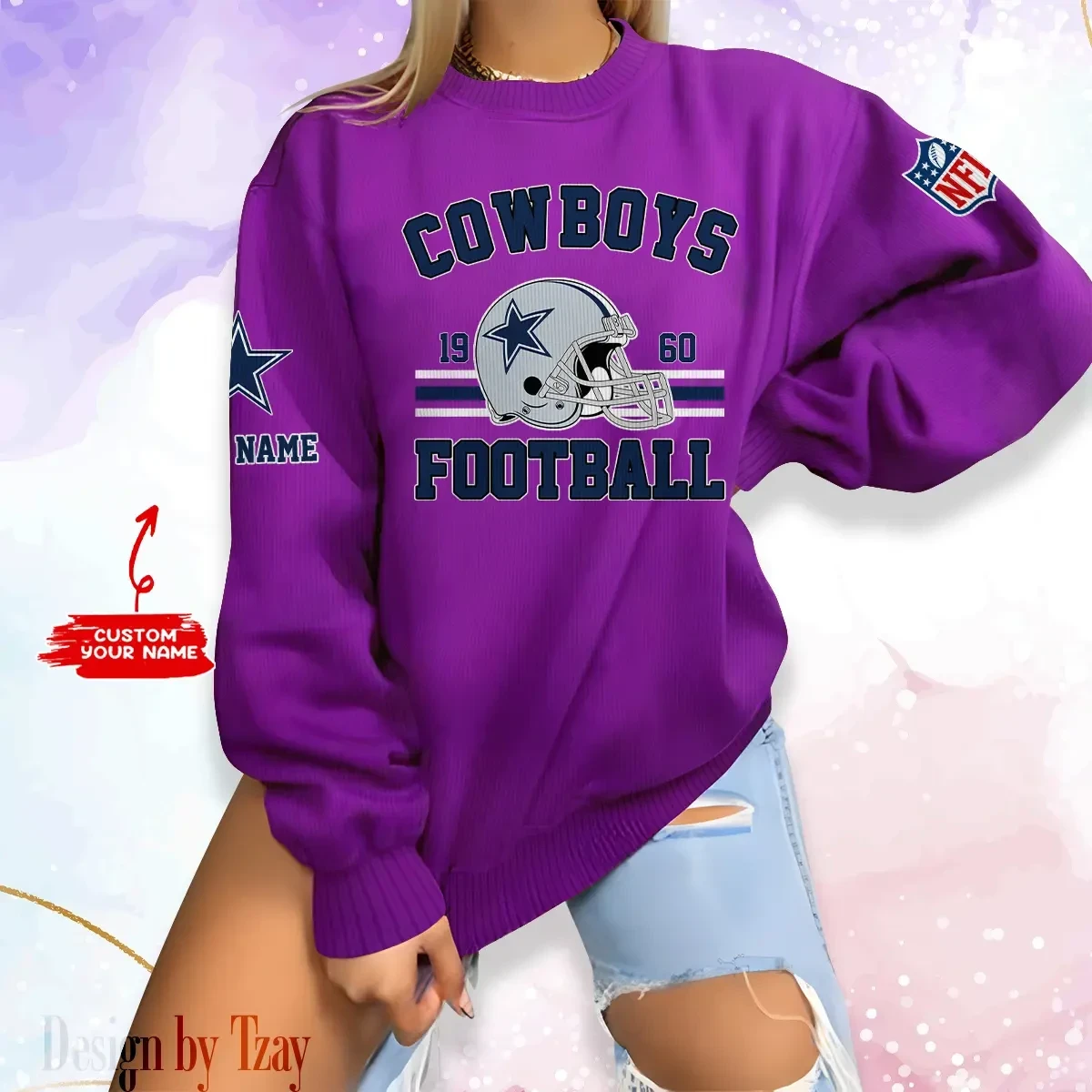 Dallas Cowboys Personalized Fashion Design New Woolen Sweater BGSWT225