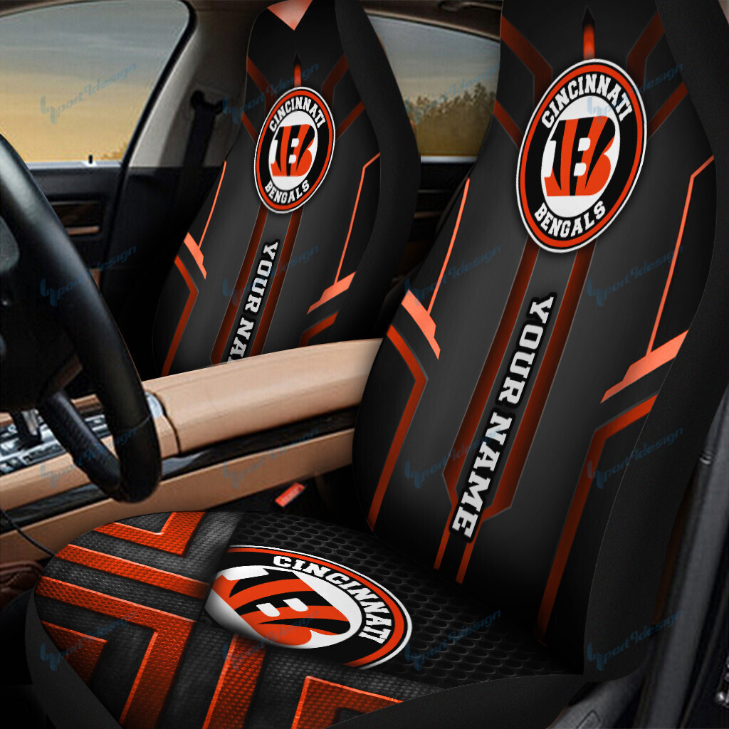 Cincinnati Bengals Personalized Car Seat Covers BG91