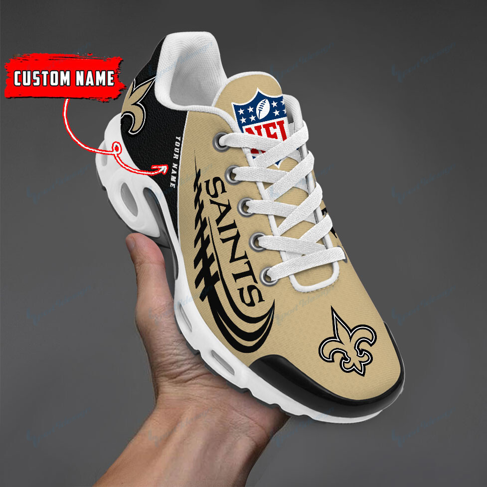 New Orleans Saints Personalized Plus Sneakers BG20