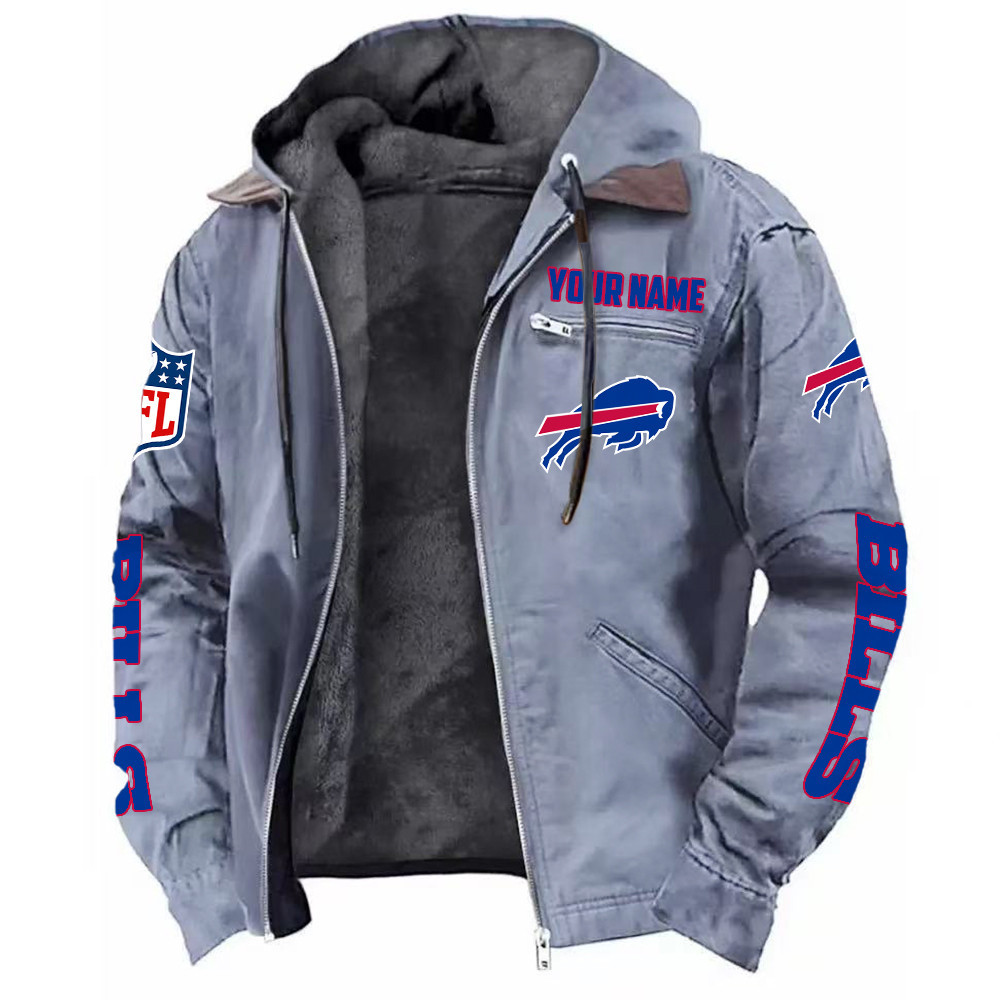 Buffalo Bills DMJK0004 Hooded Cardigan Jacket