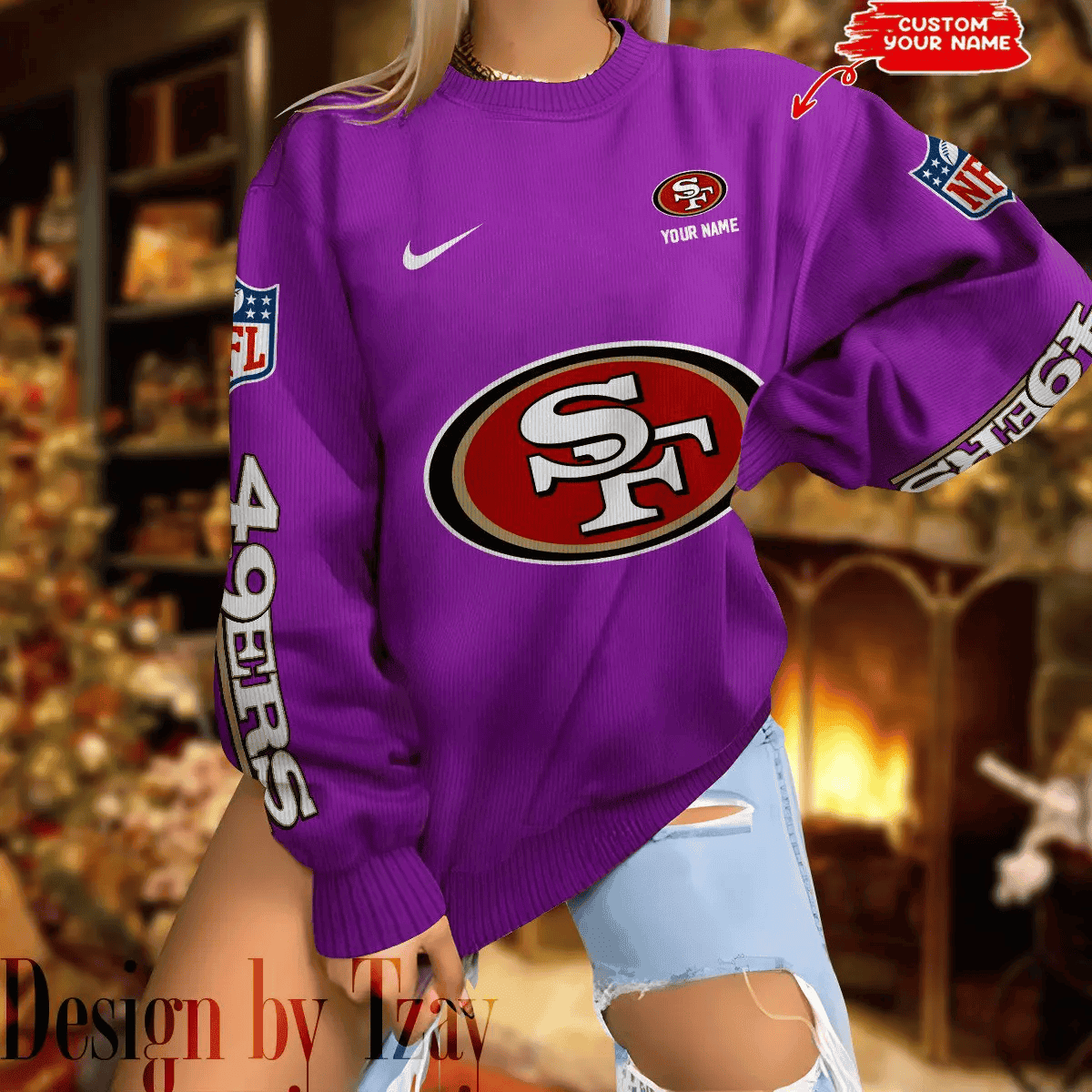 San Francisco 49ers New Woolen Sweater BGSWT212