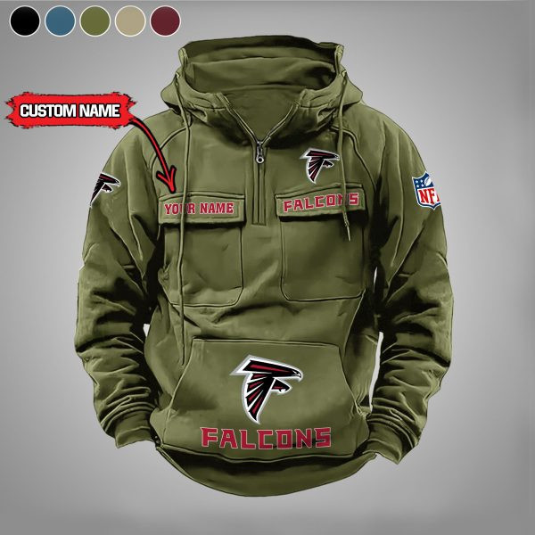 Atlanta Falcons Vintage Men Hoodie AZVMHD025