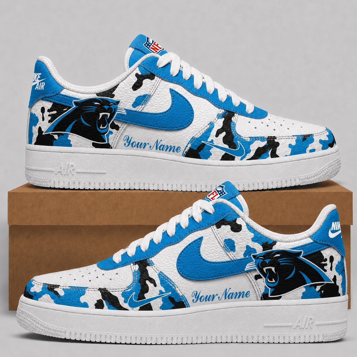 Carolina Panthers | Premium NFL Team AF1 Shoes VA912