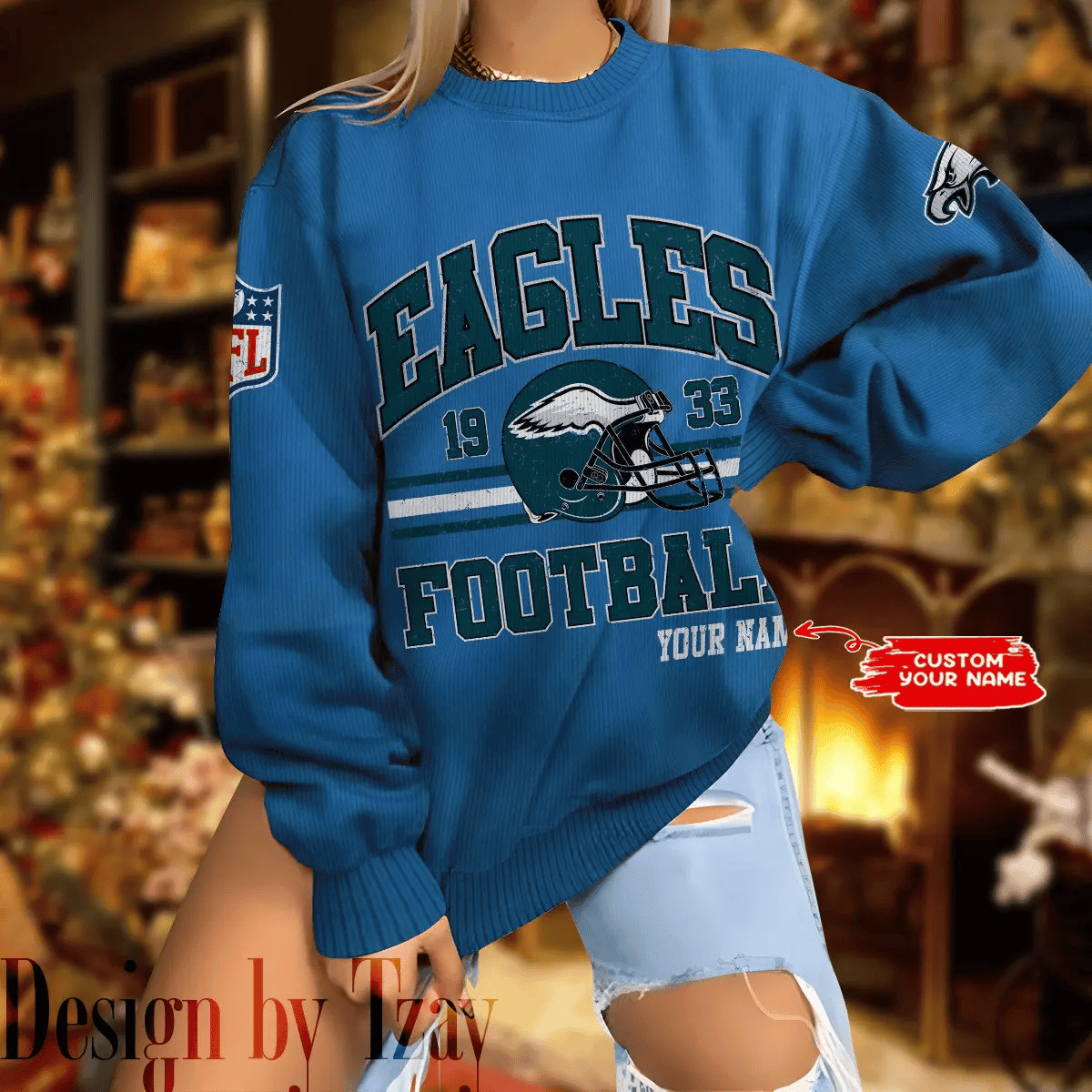 Philadelphia Eagles Personalized Fashion Design New Woolen Sweater BGSWT285