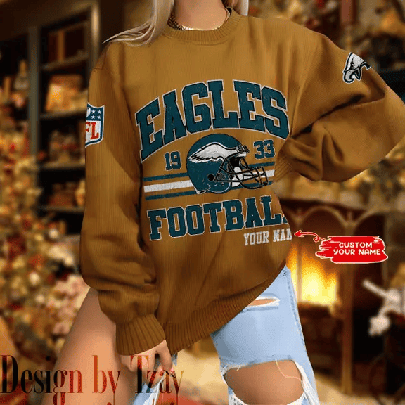 Philadelphia Eagles Personalized Fashion Design New Woolen Sweater BGSWT285