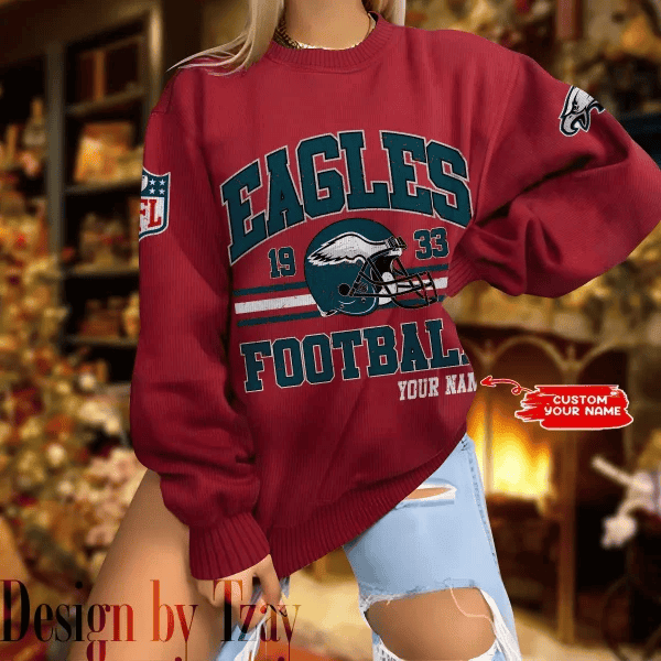 Philadelphia Eagles Personalized Fashion Design New Woolen Sweater BGSWT285