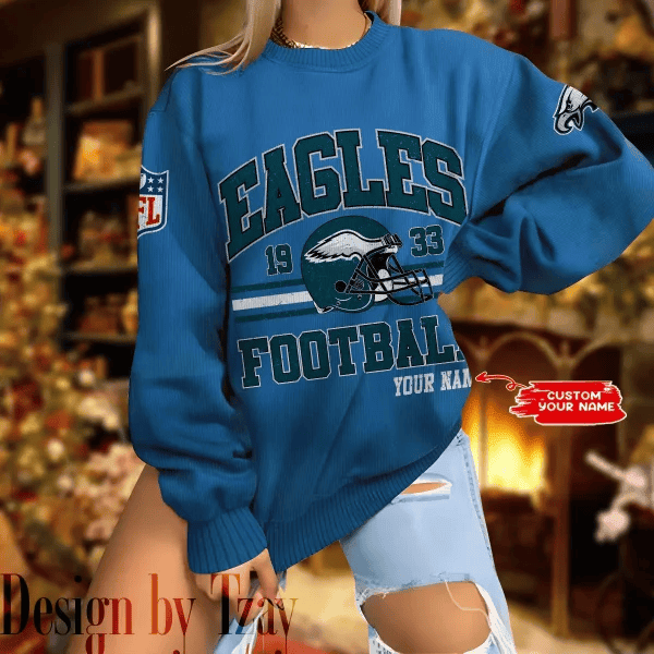 Philadelphia Eagles Personalized Fashion Design New Woolen Sweater BGSWT285