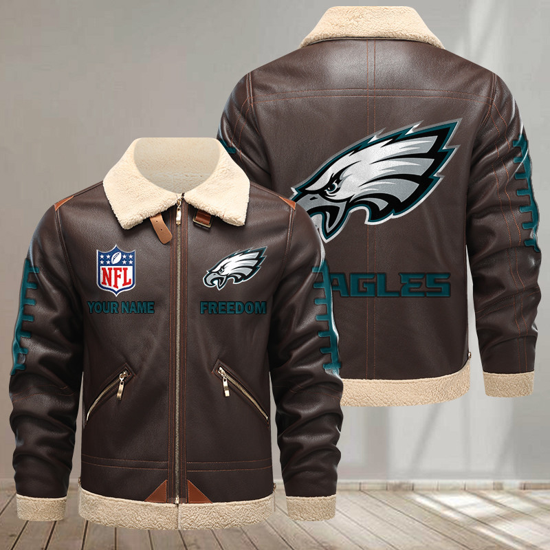 Philadelphia Eagles DMLK1153 Leather Jacket – Premium & Ultra-Thick Leather Jacket