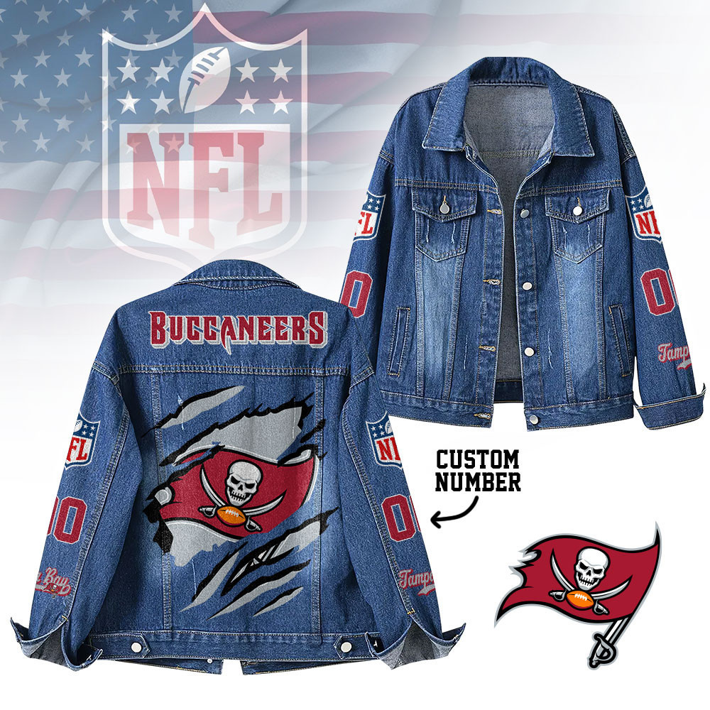Tampa Bay Buccaneers | Premium Iconic Streetwear Denim Jacket NTH1