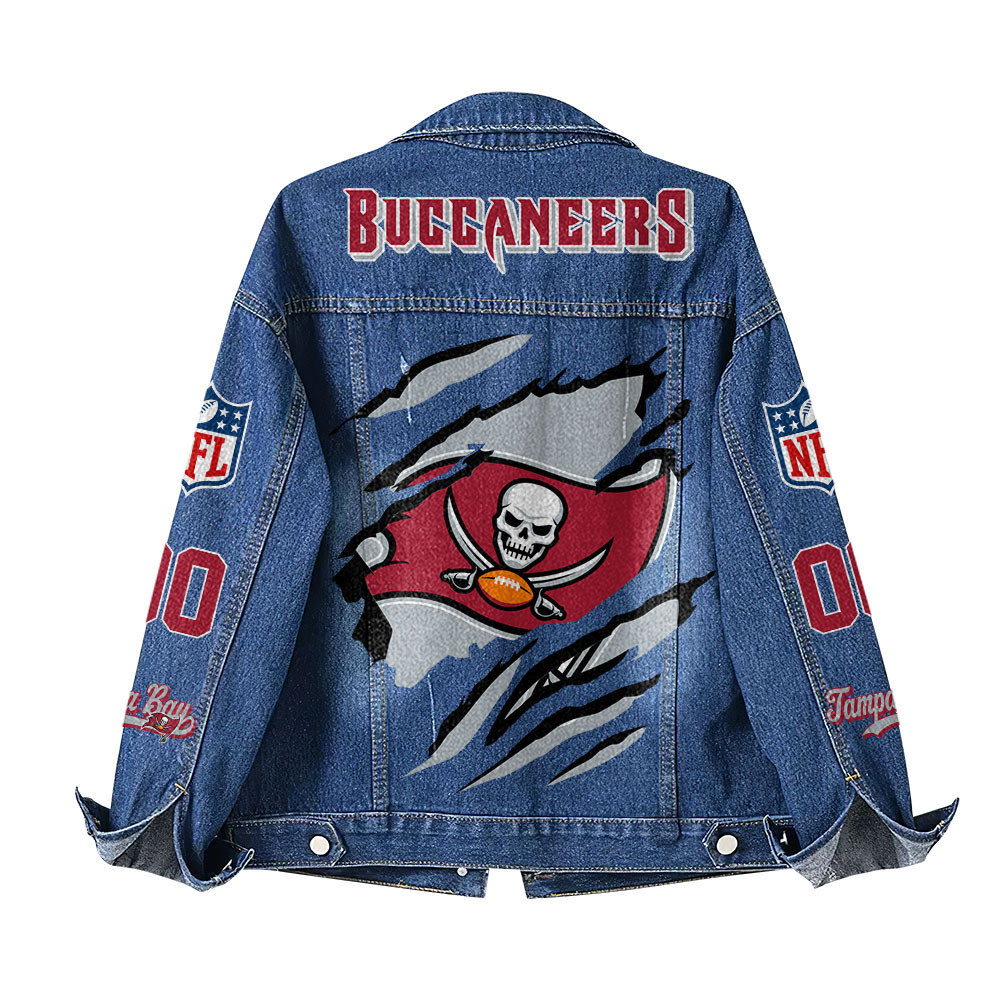 Tampa Bay Buccaneers | Premium Iconic Streetwear Denim Jacket NTH1