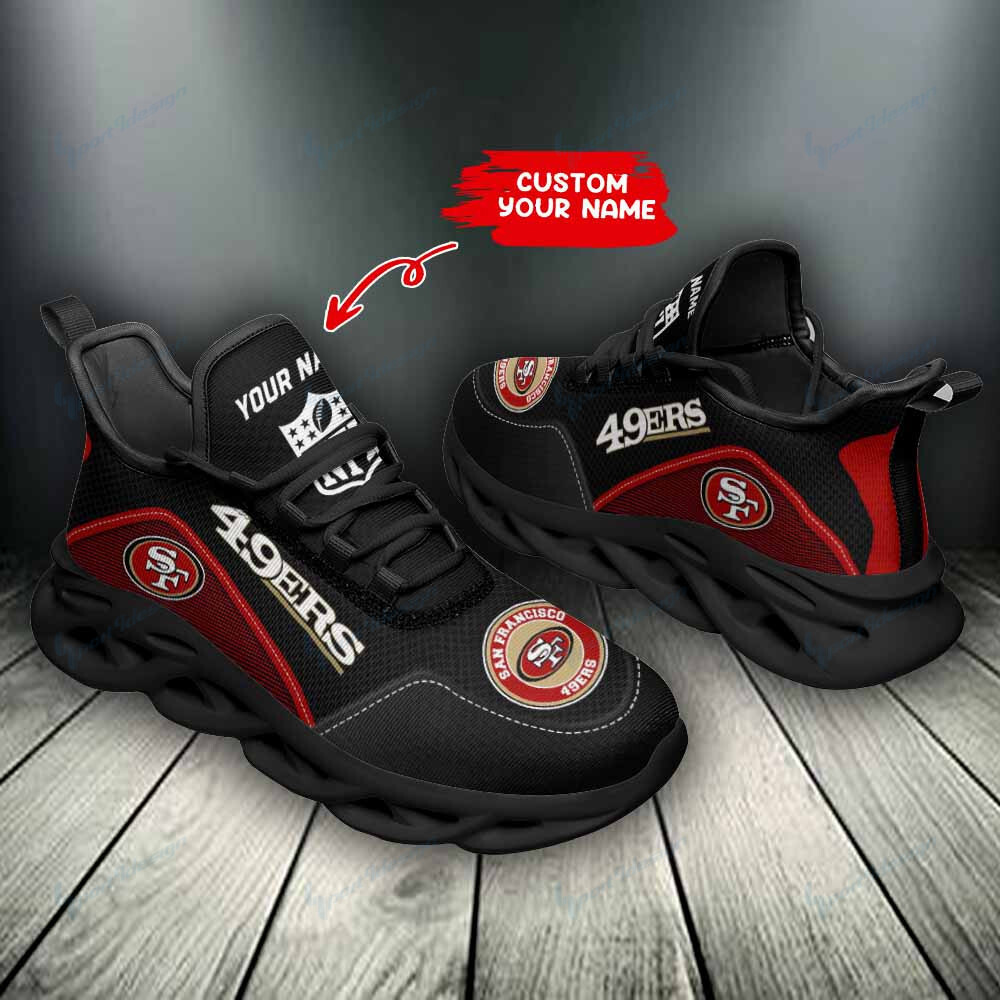 NFL San Francisco 49ers (Your Name) Max Soul Shoes Nicegift MSSS6H8
