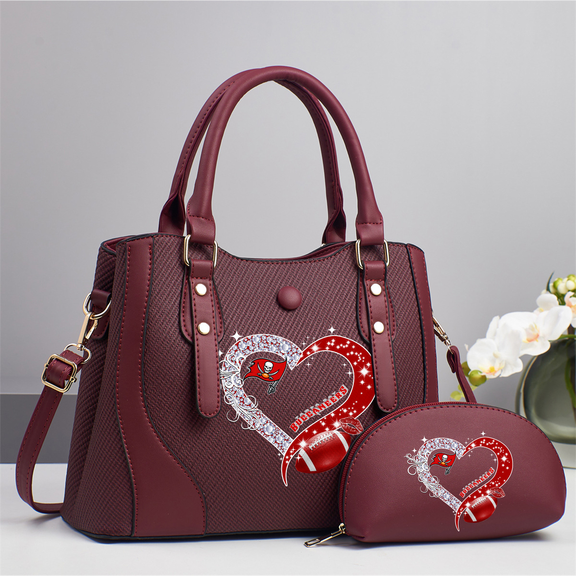 Emerald Tote — Free Wristlet Included Tampa Bay Buccaneers PUHA030