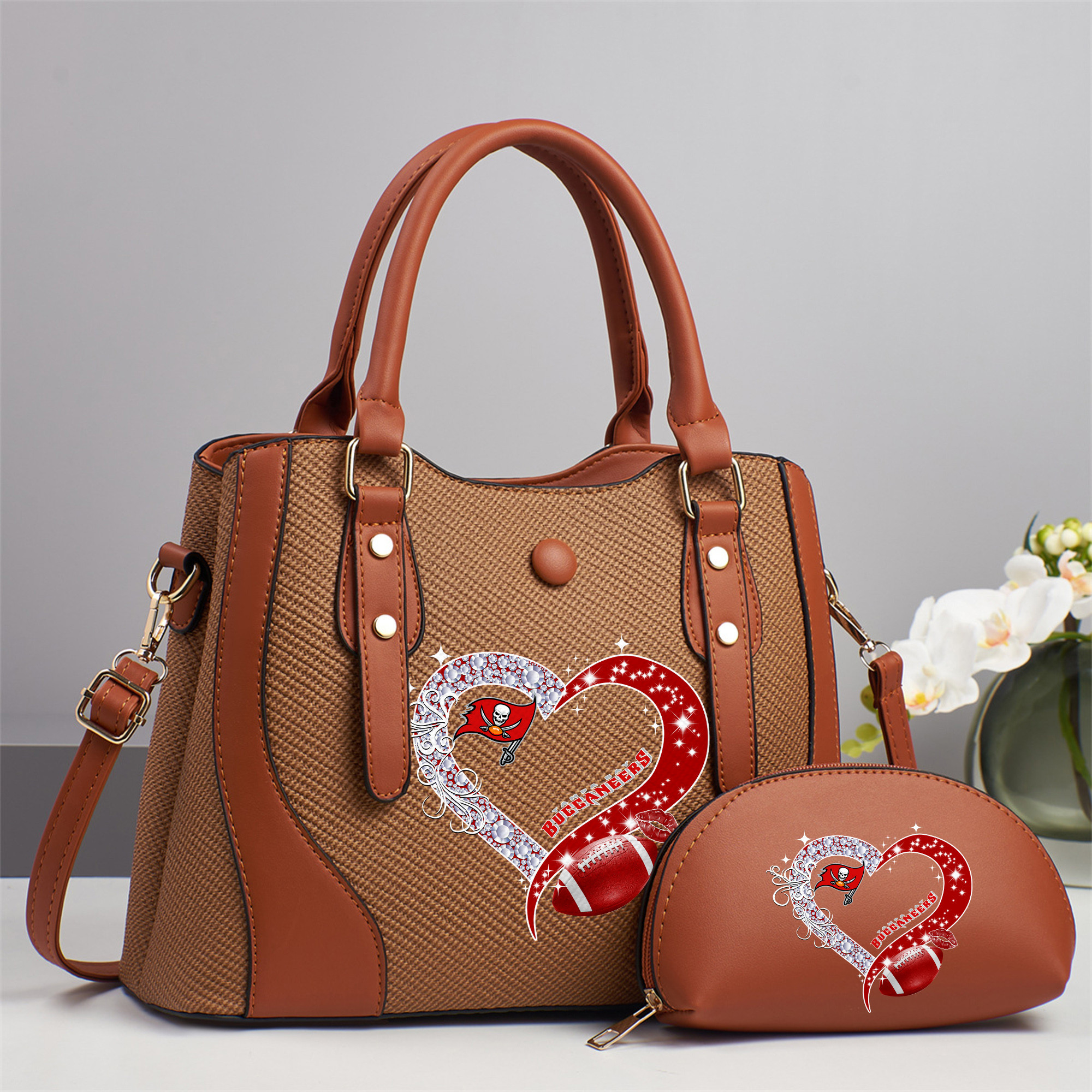 Emerald Tote — Free Wristlet Included Tampa Bay Buccaneers PUHA030
