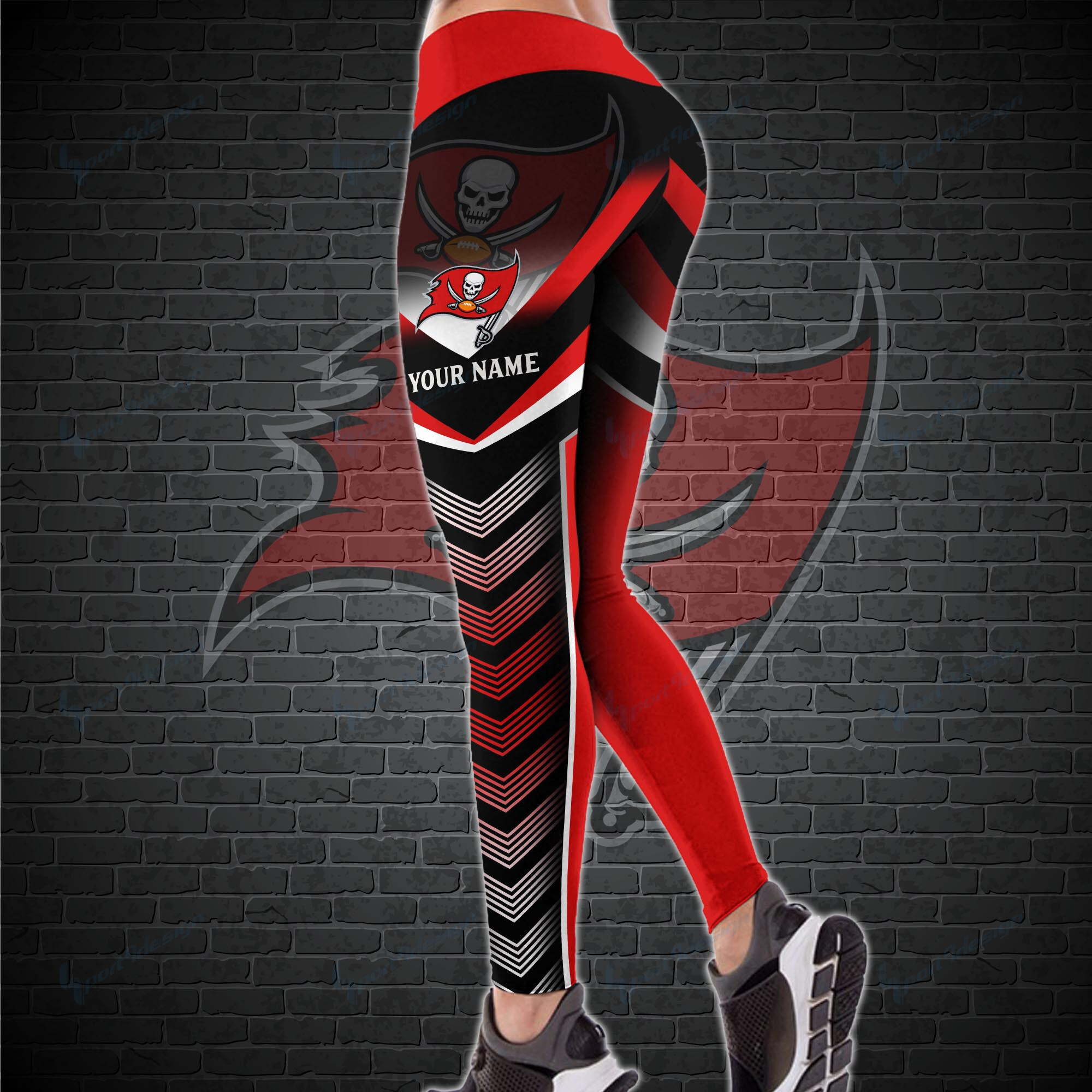 Tampa Bay Buccaneers Personalized Leggings And Tank Top BG29