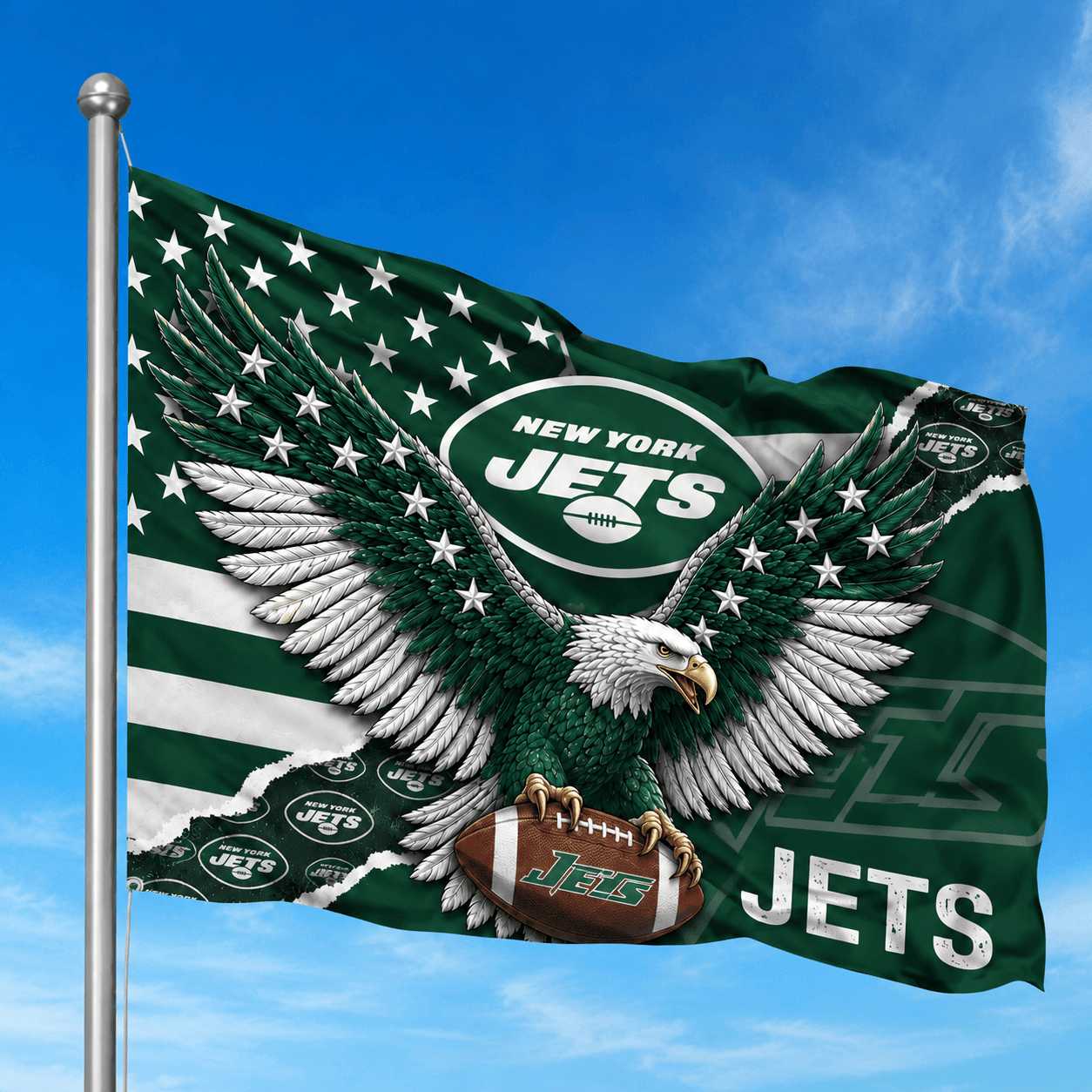 New York Jets-Flag-Custom Name VA4257