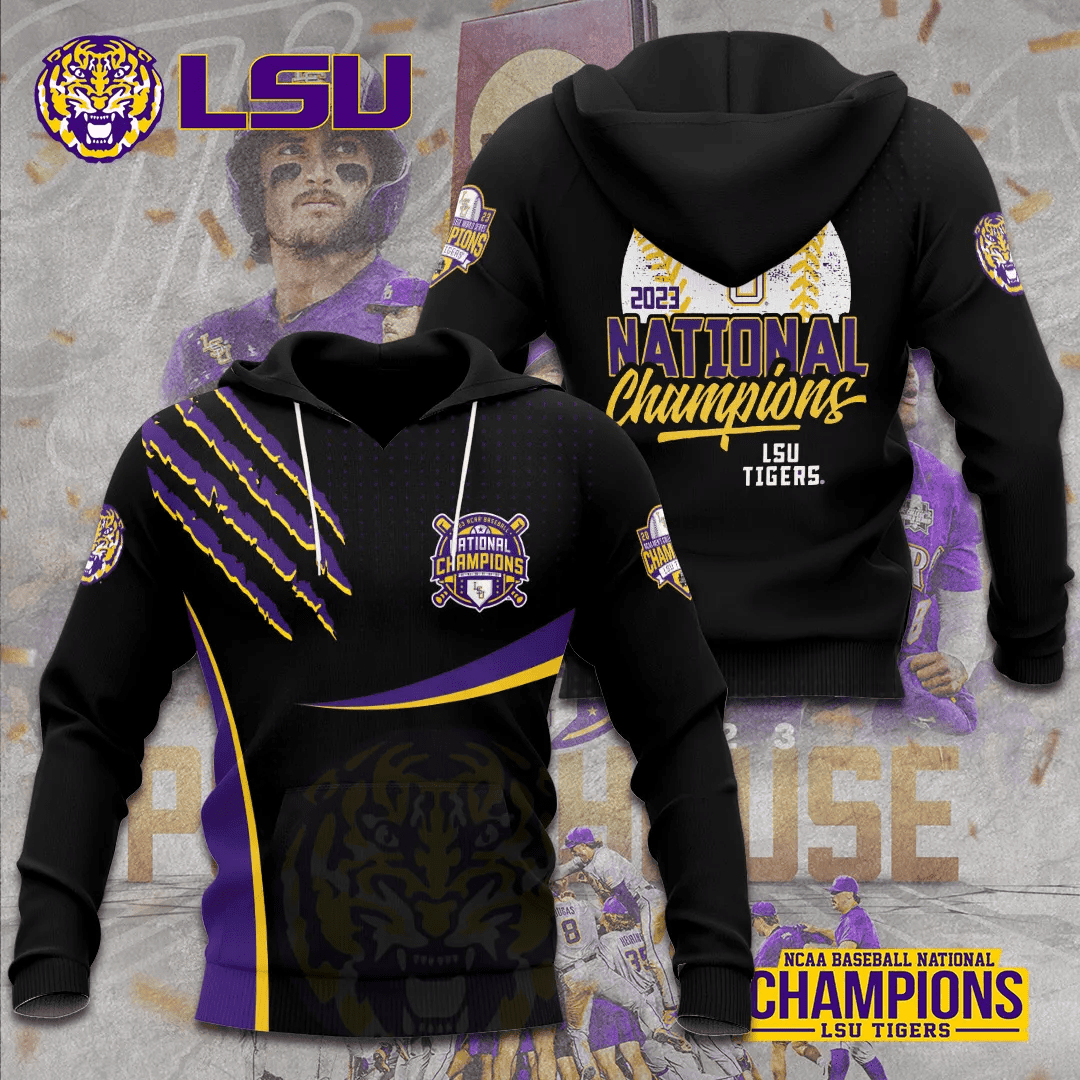 LSU Tigers Baseball 3D Apparels – TANTN1232