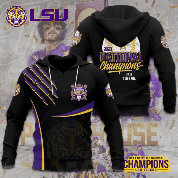 LSU Tigers Baseball 3D Apparels – TANTN1232