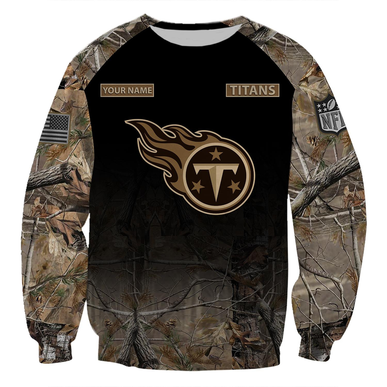 Tennessee Titans All Over Printed T-shirt Sweatshirt Hoodie Joggers AZHD031
