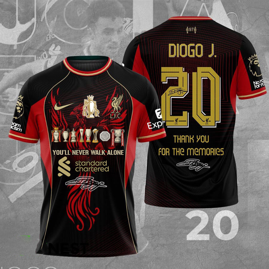 Diogo Jota LIVERPOOL TSHIRT CHAMPIONS JT37