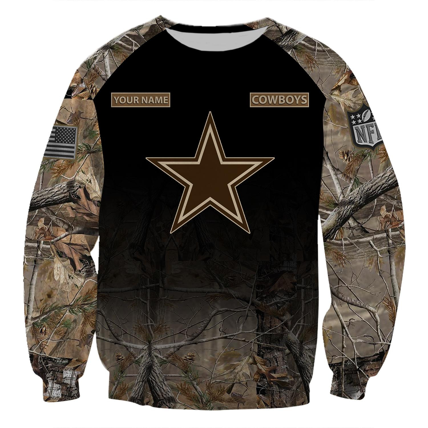 Dallas Cowboys All Over Printed T-shirt Sweatshirt Hoodie Joggers AZHD009