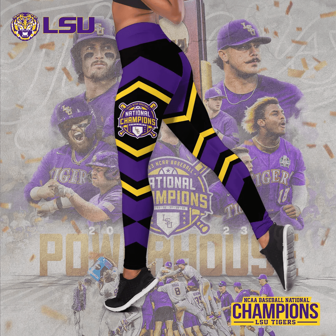 LSU Tigers Baseball Hollow Tank Top & Leggings – TANTN1234