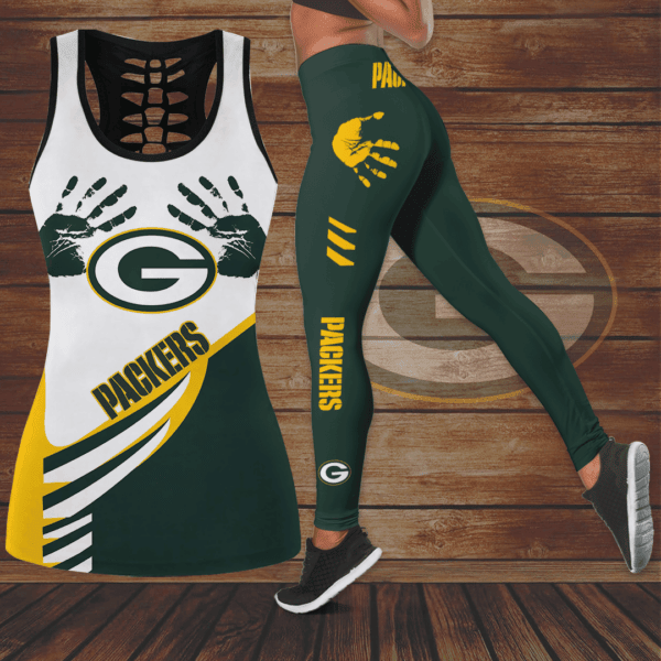 Green Bay Packers Leggings And Tank Top 153