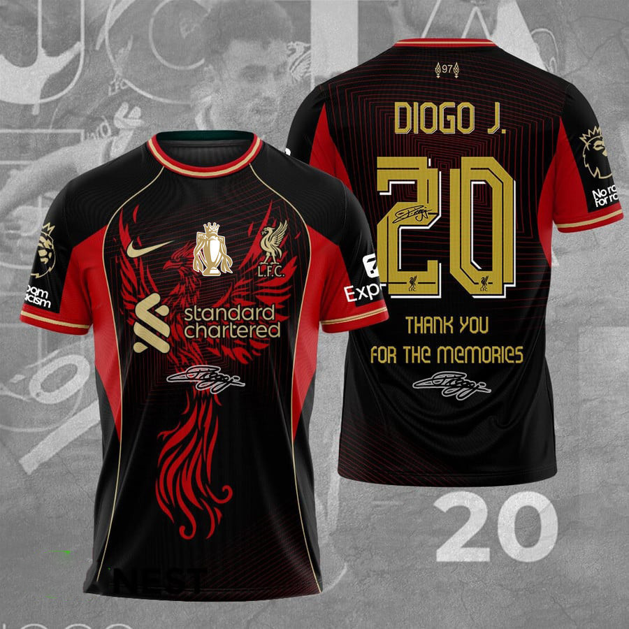 LIVERPOOL Diogo Jota TSHIRT CHAMPIONS LVP30