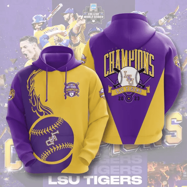 LSU Tigers Baseball 3D Apparels – TANTN1242