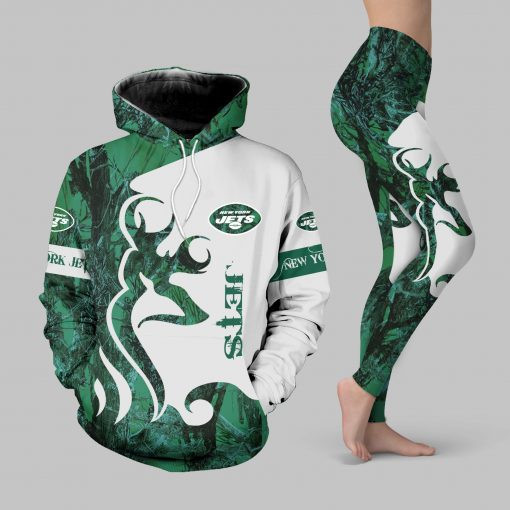 New York Jets Leggings And Hoodie BG53