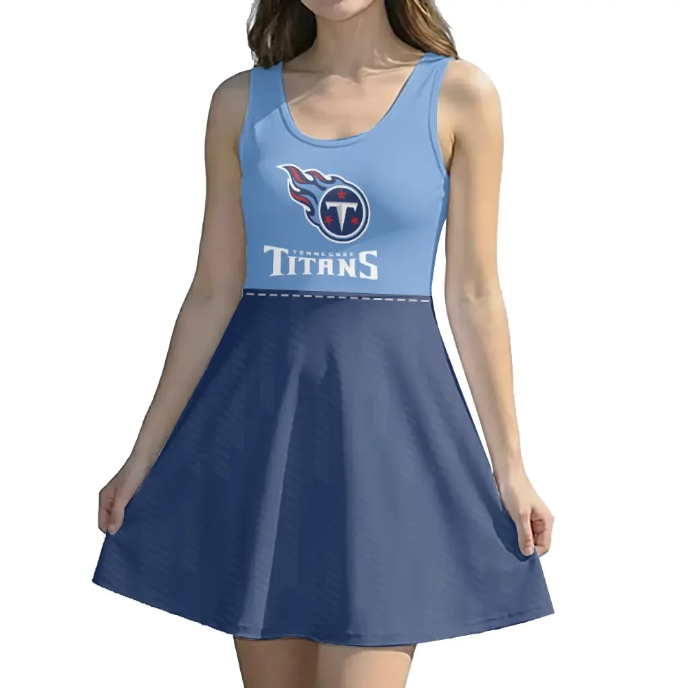Tennessee Titans Women Girl Dress Skater Fashion SPTTKSWTSD441