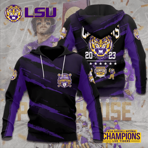 LSU Tigers Baseball 3D Apparels – TANTN1233