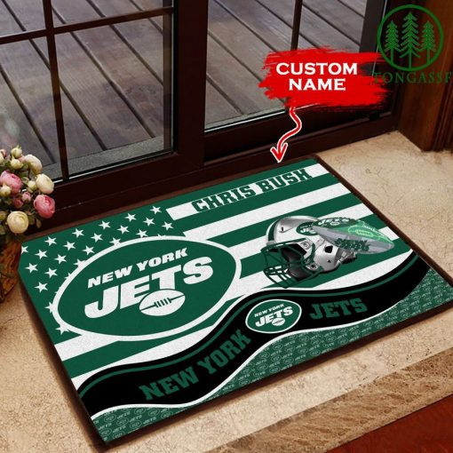 New York Jets Personalized Doormat BGDMM604