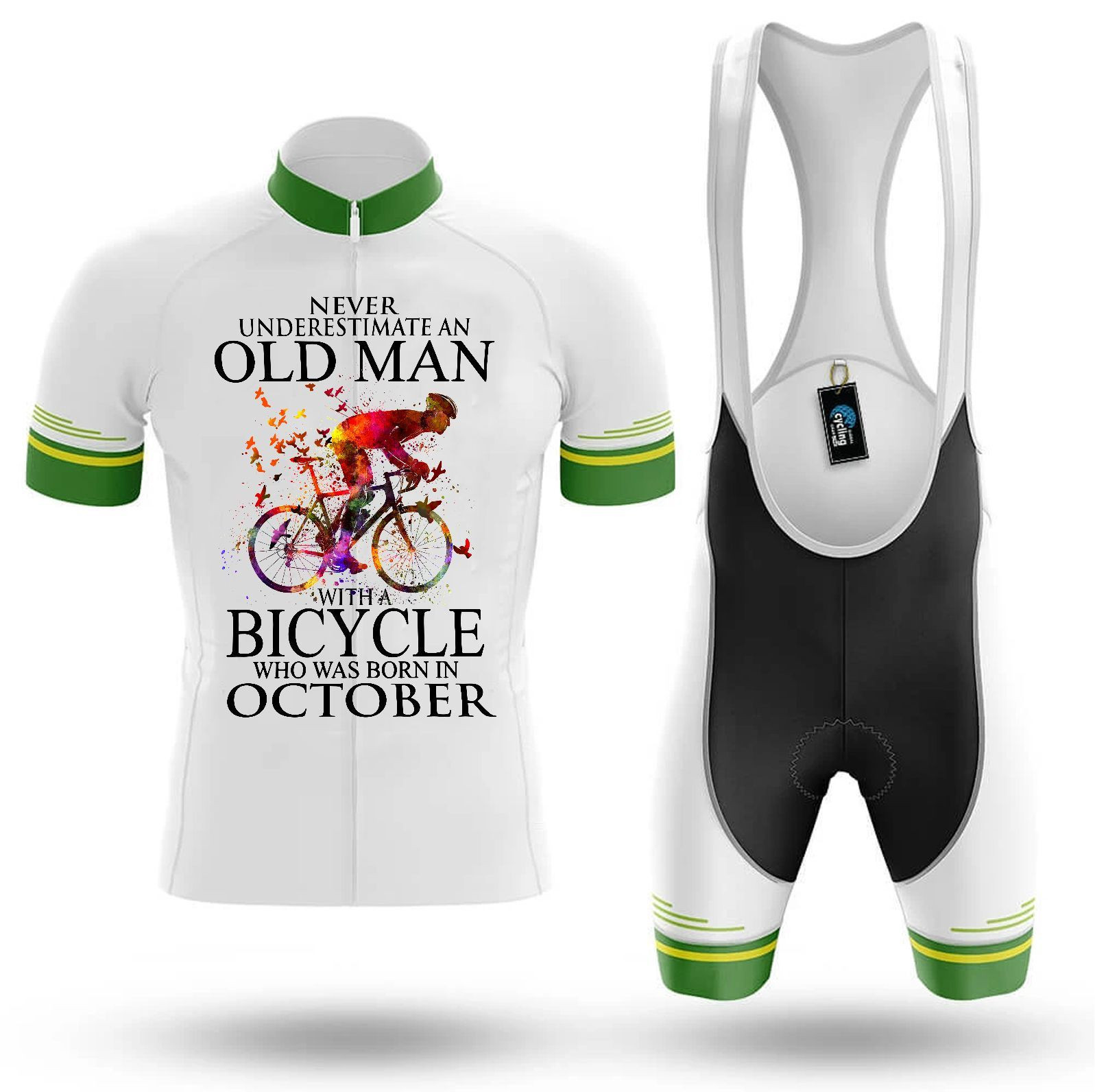 Never Underestimate October - Men's Cycling Kit B10
