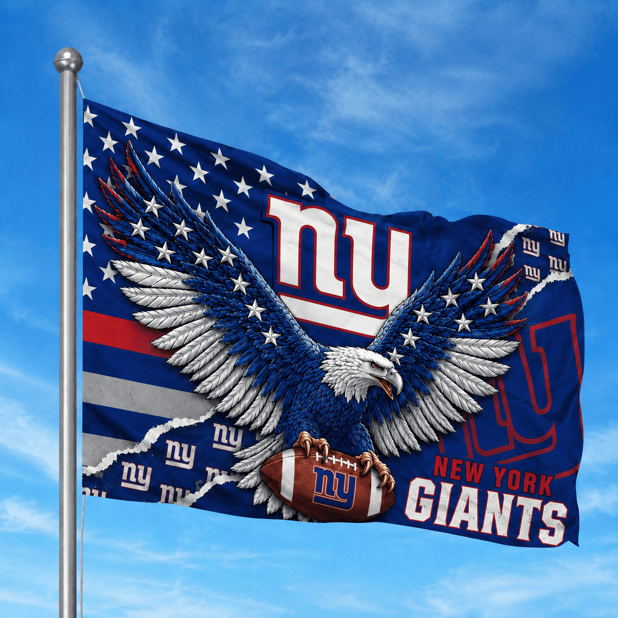New York Giants - Flag-Custom Name VA4270