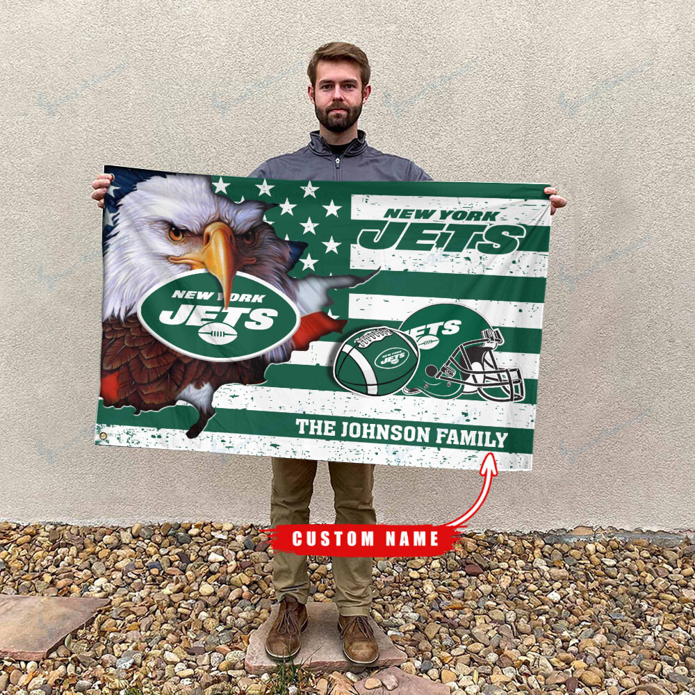 New York Jets-Flag-Custom Name Jets-DS005