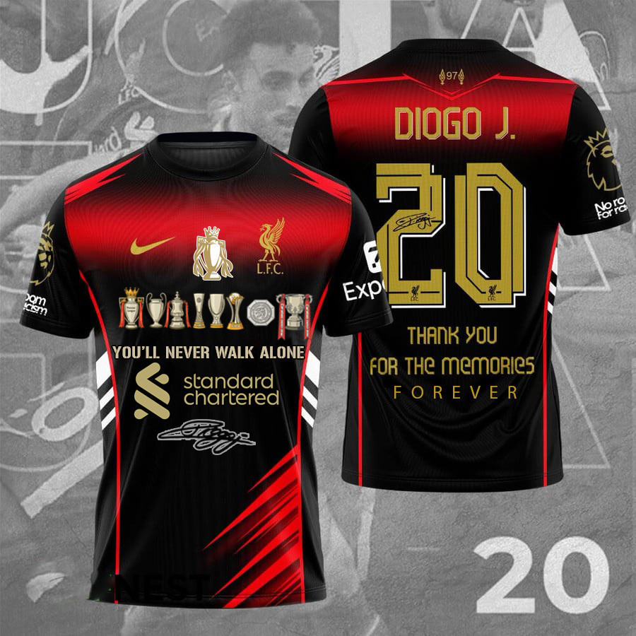 Diogo Jota LIVERPOOL TSHIRT CHAMPIONS JT739