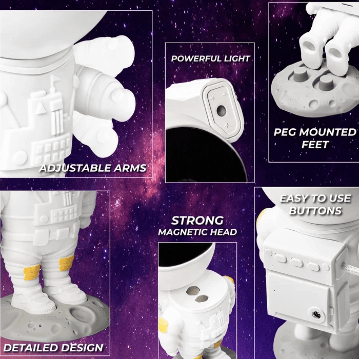 🎁Astronaut Star Galaxy Projector Light - With Timer and Remote (🔥LIMITED TIME FLASH SALE🔥)