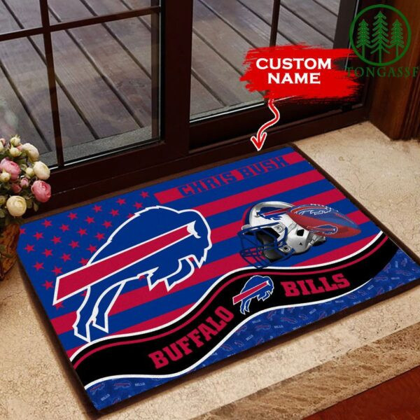 Buffalo Bills Personalized Doormat BGDMM583