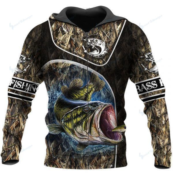 Bass Fishing 3D All 1102 Hoodie Over Print 226