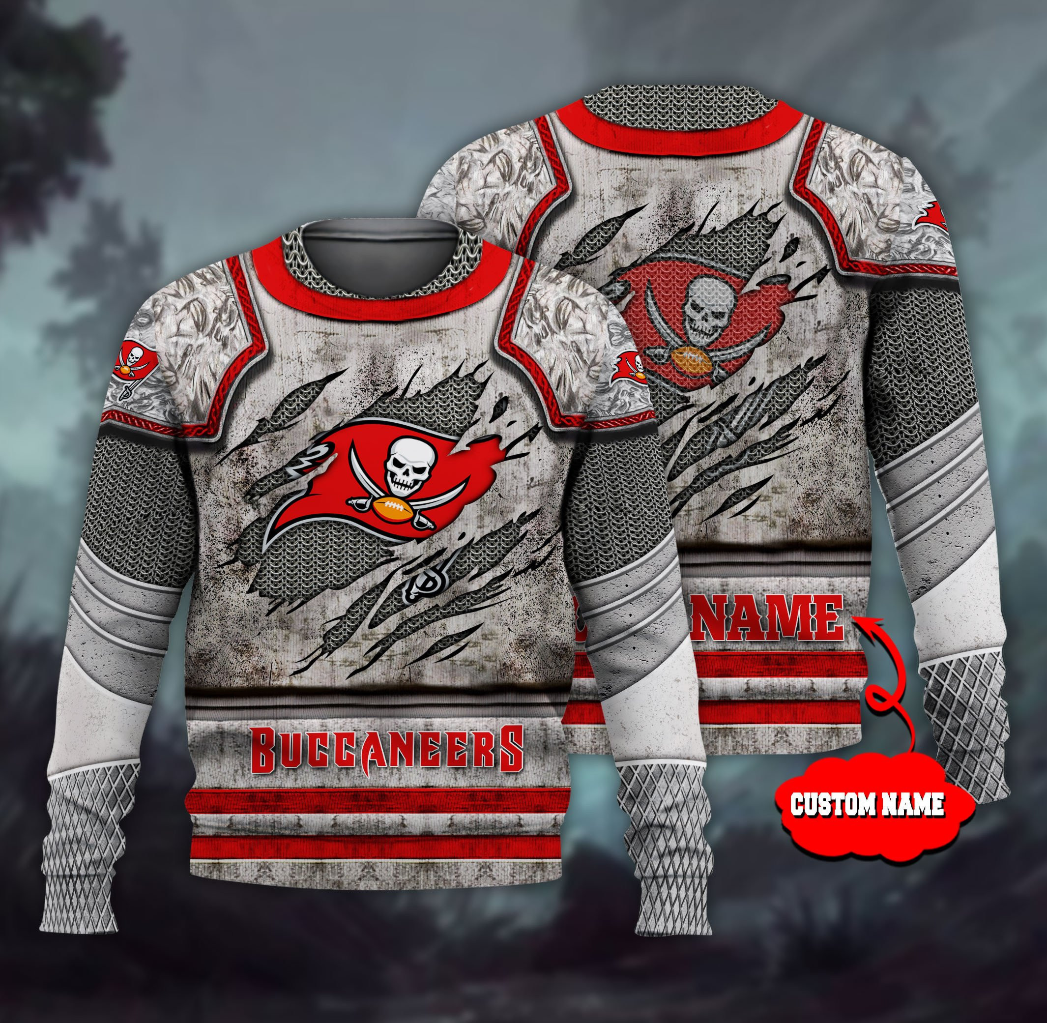 Tampa Bay Buccaneers Personalized All Over Printed 602