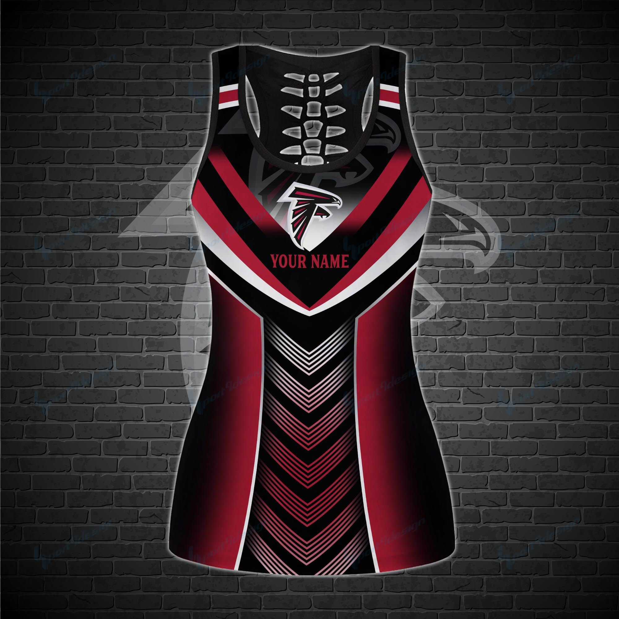 Atlanta Falcons Personalized Leggings And Tank Top BG02