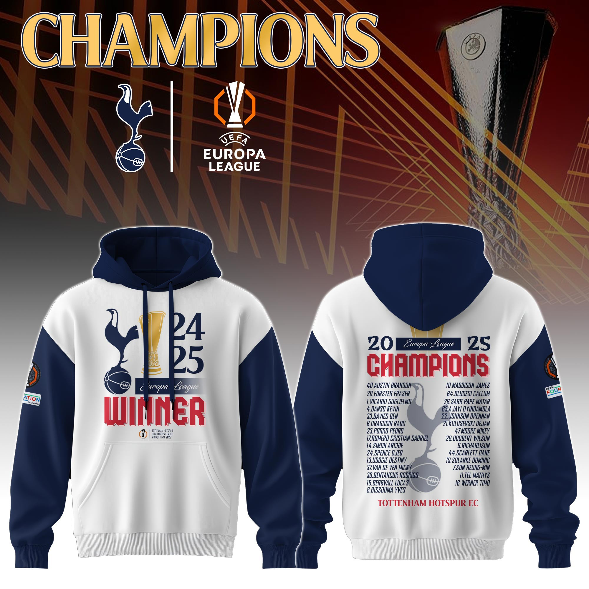 Tottenham Hotspur FC 3D Apparel – TH61C