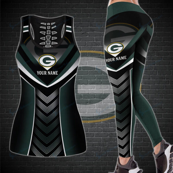 Green Bay Packers Personalized Leggings And Tank Top BG11