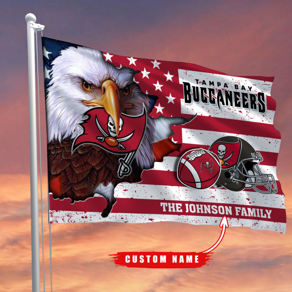 Tampa Bay BuccaneersFlagCustom Name