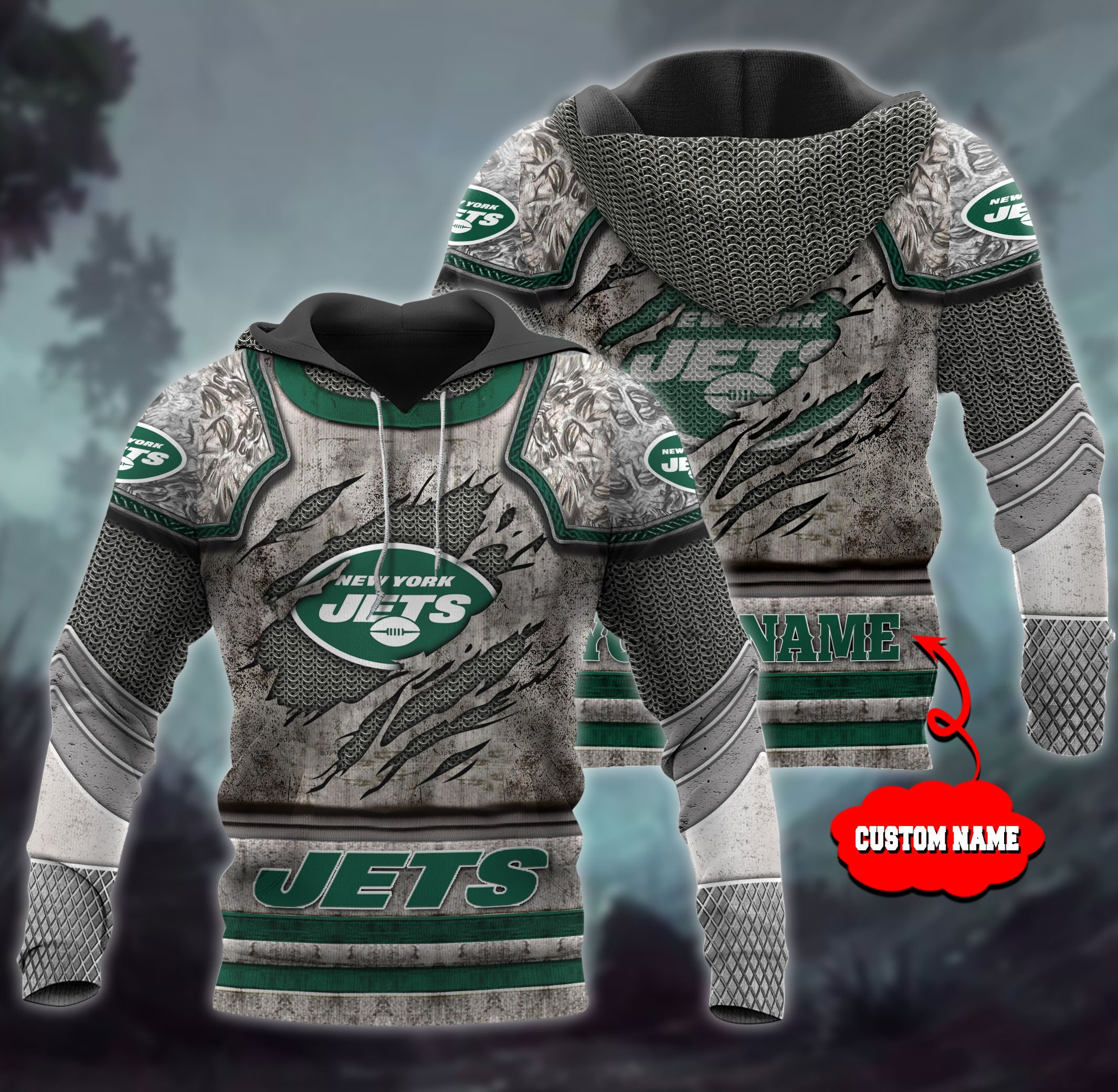 New York Jets Personalized All Over Printed 599