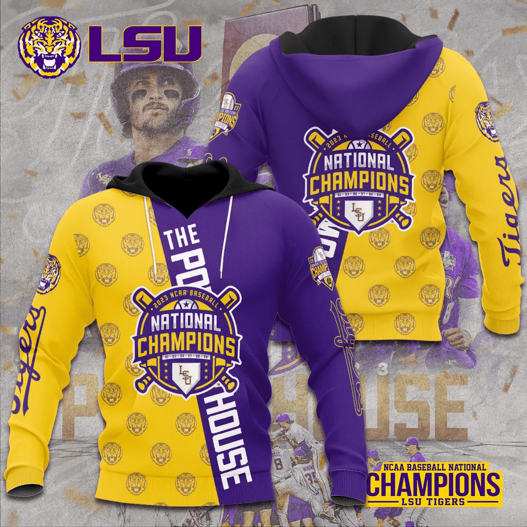 LSU Tigers Baseball 3D Apparels – TANTN1243