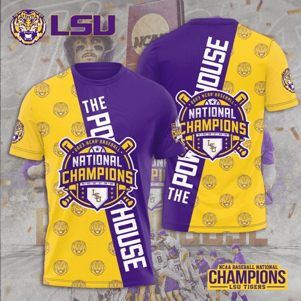 LSU Tigers Baseball 3D Apparels – TANTN1243