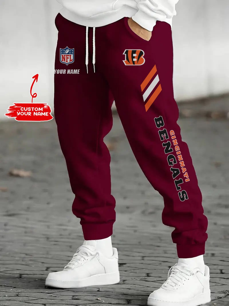 Cincinnati Bengals Vintage Hoodie And Pants AZVMHD328+AZPANTS328