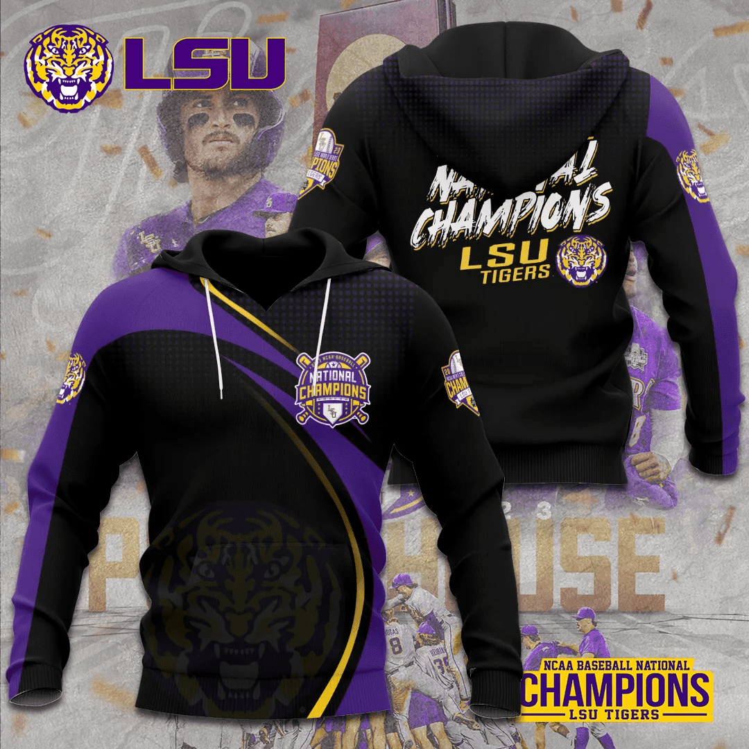 LSU Tigers Baseball 3D Apparels – TANTN1215
